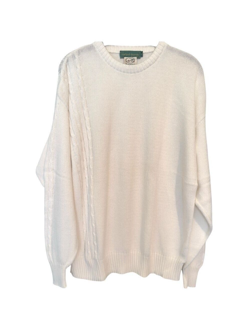 Vintage Michael Thomas Collection Sweater 100% Egyptian Nile Cotton Mens XL